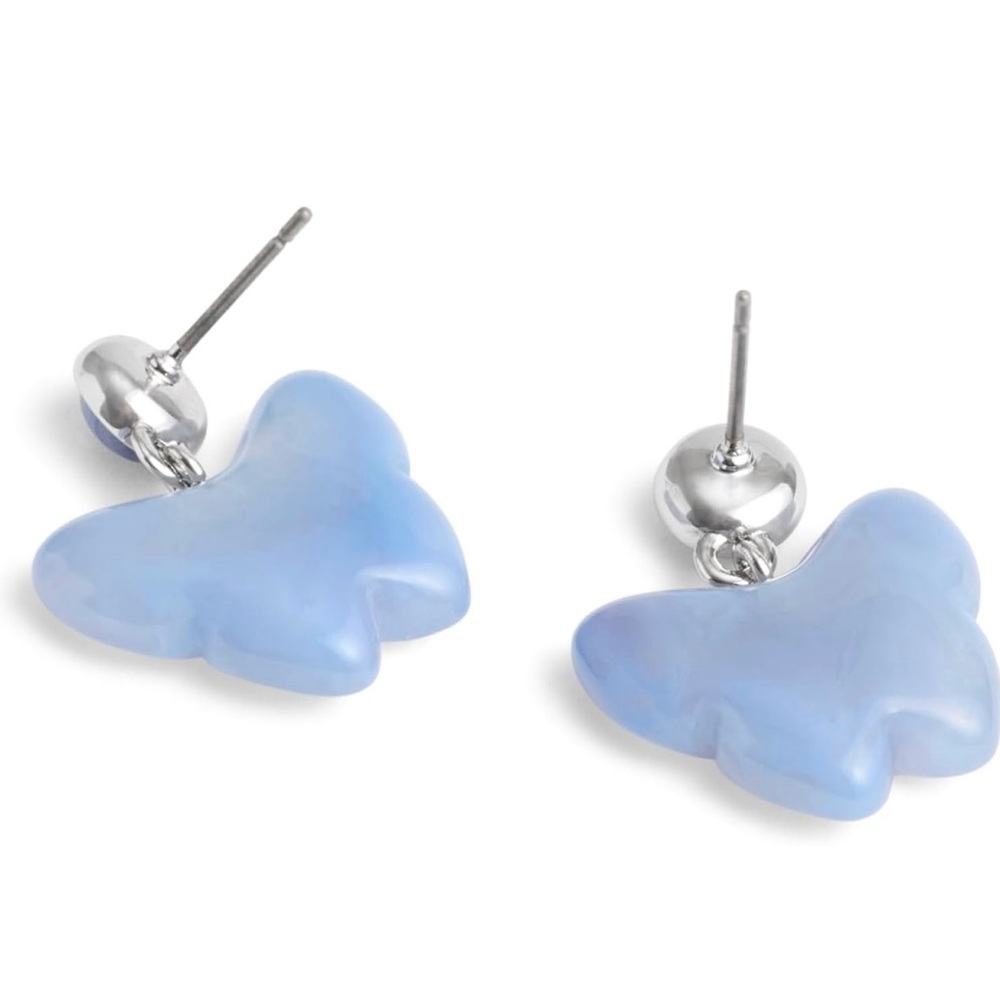 COACH Resin Butterfly Drop Earrings - Picture 3 of 7